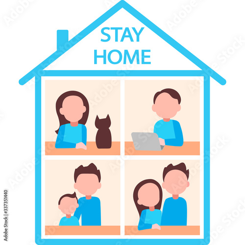 Stay home to fight the coronavirus (сovid19). Self-isolation helps prevent infection. Different people observe quarantine and do different things at home.