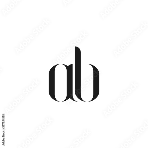 logo AB icon vector