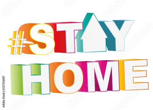 Solidarität zeigen und zu Hause bleiben Stay Home