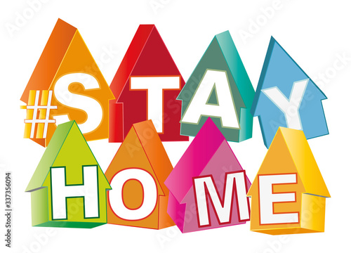 Solidarität zeigen und zu Hause bleiben Stay Home