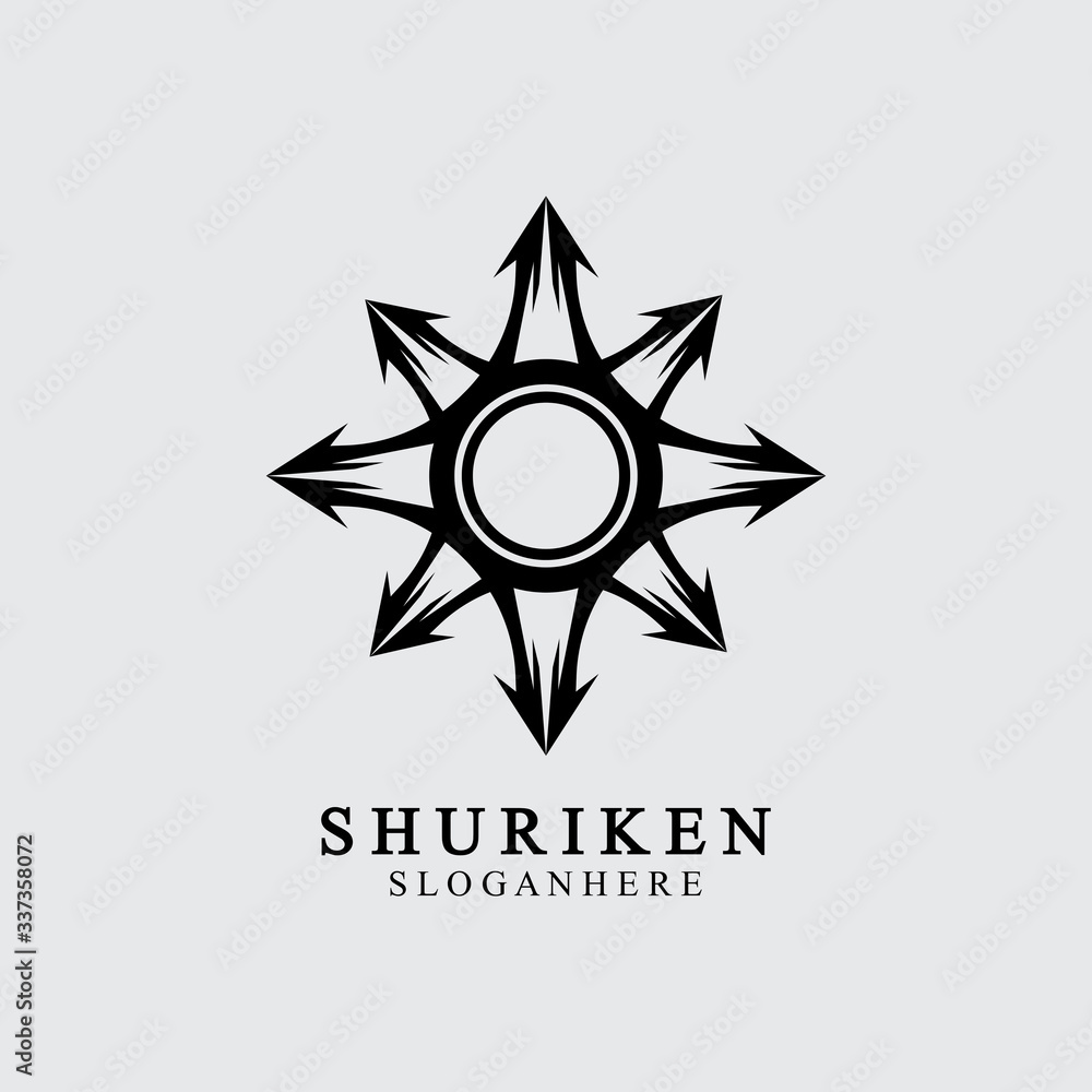 ninja shuriken black solid icon modern design, isolated on white background. flat style for graphic design template. suitable for logo, web, UI, mobile app. vector illustration ninja shuriken black solid icon modern design, isolated on white background. flat style for graphic design template. suitable for logo, web, UI, mobile app. vector illustration