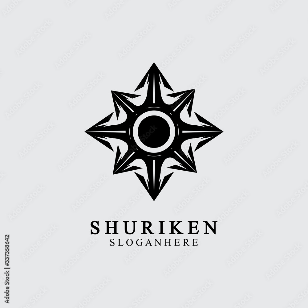ninja shuriken black solid icon modern design, isolated on white background. flat style for graphic design template. suitable for logo, web, UI, mobile app. vector illustration ninja shuriken black solid icon modern design, isolated on white background. flat style for graphic design template. suitable for logo, web, UI, mobile app. vector illustration