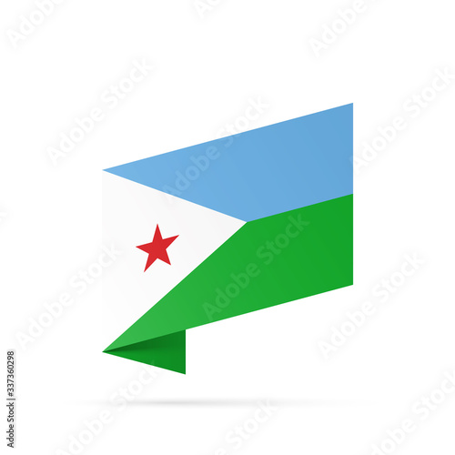 Djibouti flag state symbol isolated on background national banner. Greeting card National Independence Day of the Republic of Djibouti. Illustration banner with realistic state flag. Free Download Djibouti flag state symbol isolated on background national banner. Greeting card National Independence Day of the Republic of Djibouti. Illustration banner with realistic state flag. - GFXLoad