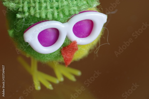 Easter chick with glasses  in hdr shoot with pentax k3 and smc PENTAX-D FA MACRO 100mmF2.8 WR