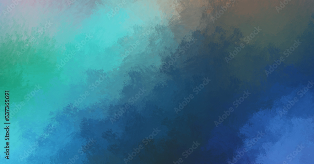 Brushed Painted Abstract Background. Brush stroked painting. Strokes of paint. 2D Illustration.