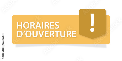 horaires d'ouverture jaune