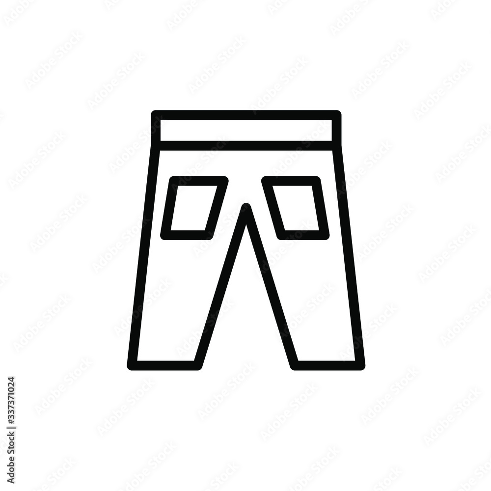 Trousers Icon Vector , Template Best Emblem Isolated Illustration , Logo Design Male Female Fashion Icons , Clothes Outline Solid Background White
Trousers Icon Vector , Template Best Emblem Isolated Illustration , Logo Design Male Female Fashion Icons , Clothes Outline Solid Background White