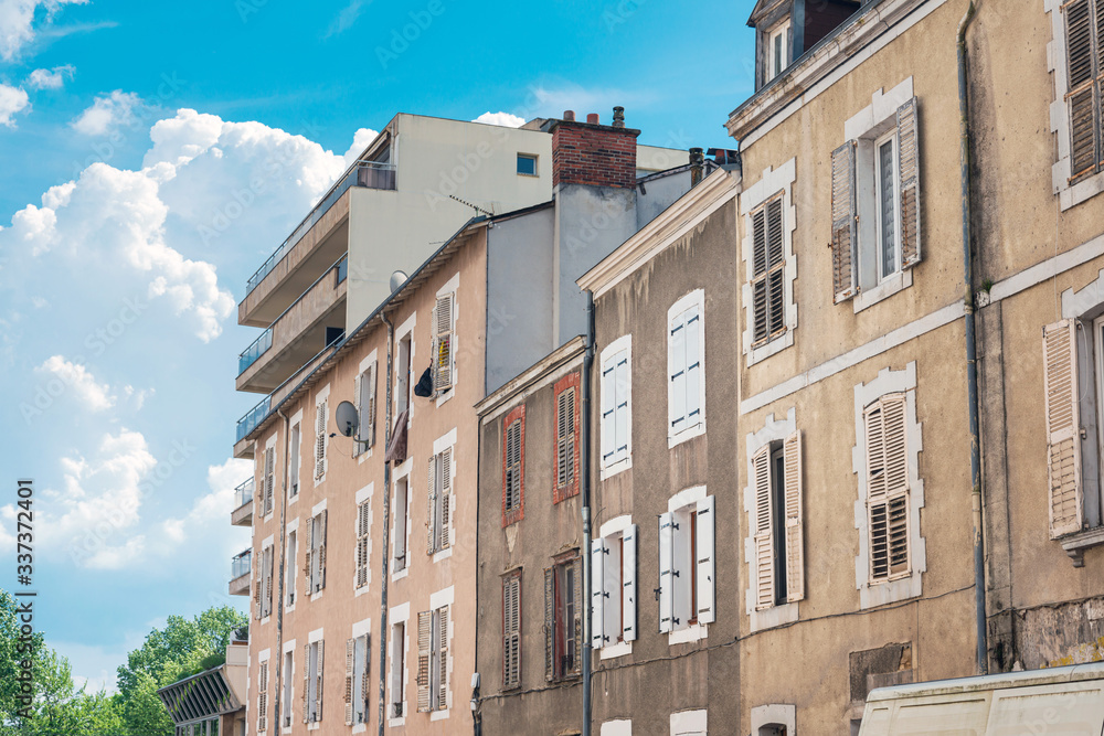 Fototapeta premium Street view of downtown in Limoges, France