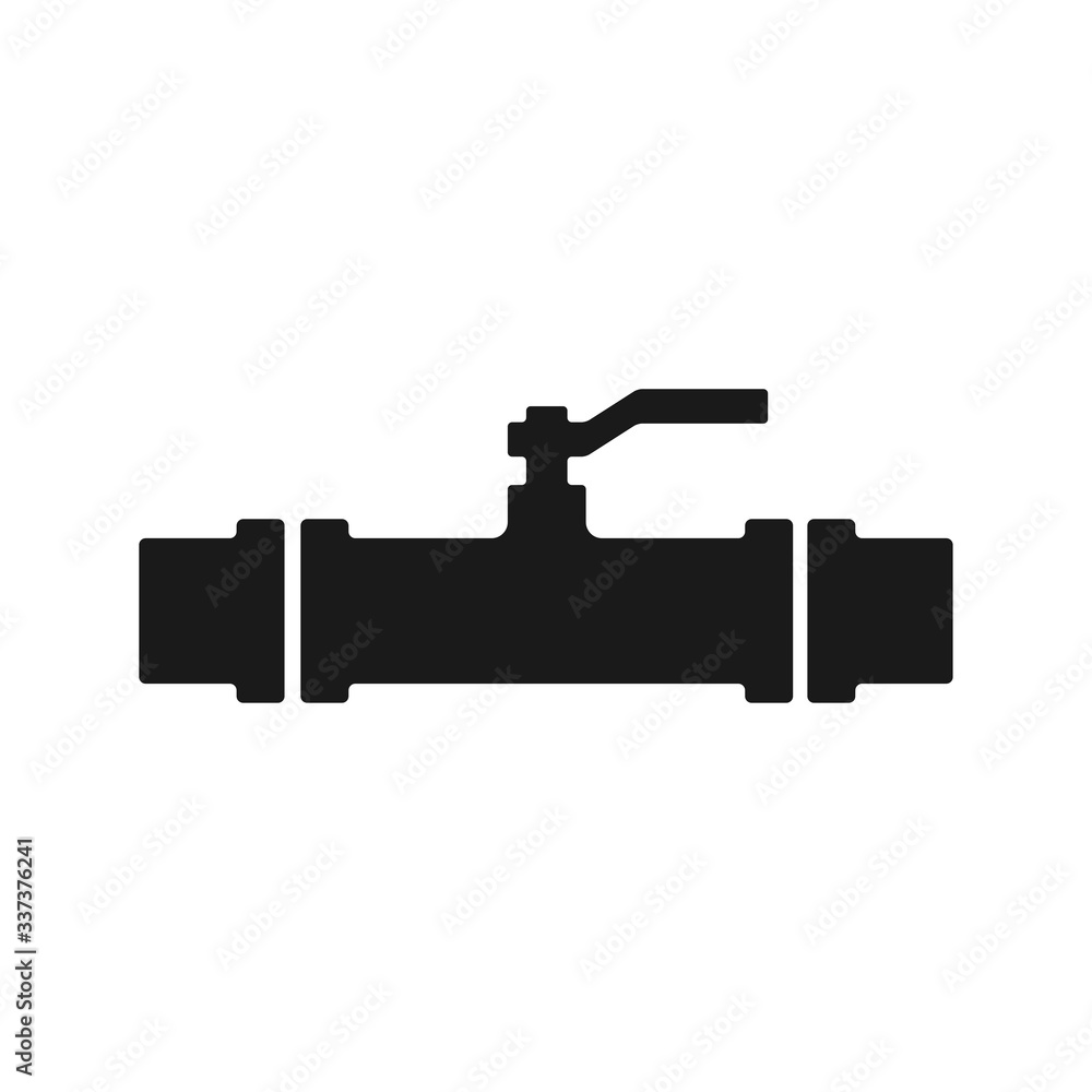 pipe icon in trendy flat design