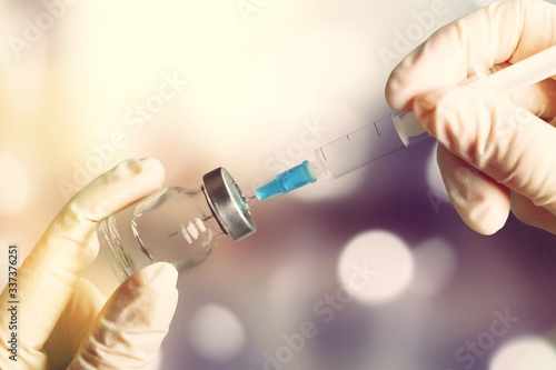 Vaccine. photo