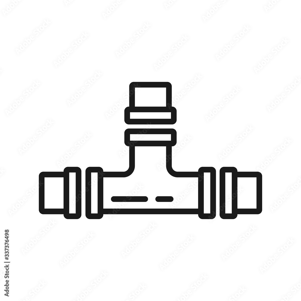 pipe icon in trendy flat design pipe icon in trendy flat design