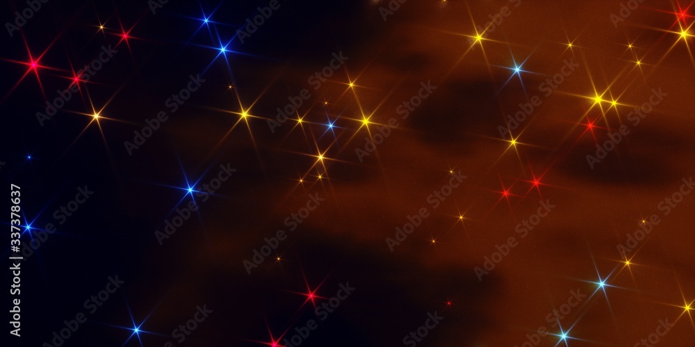3D render. Background shining dots or stars of the night sky. Cosmic noise. 3D render. Background shining dots or stars of the night sky. Cosmic noise.