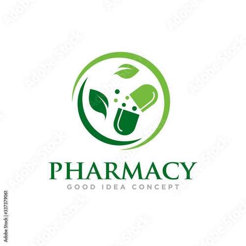 Pharmacy Logo Icon Design Vector
