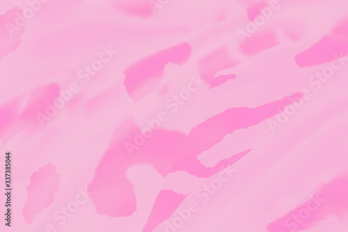 Abstract light pink watercolor background with pink spots