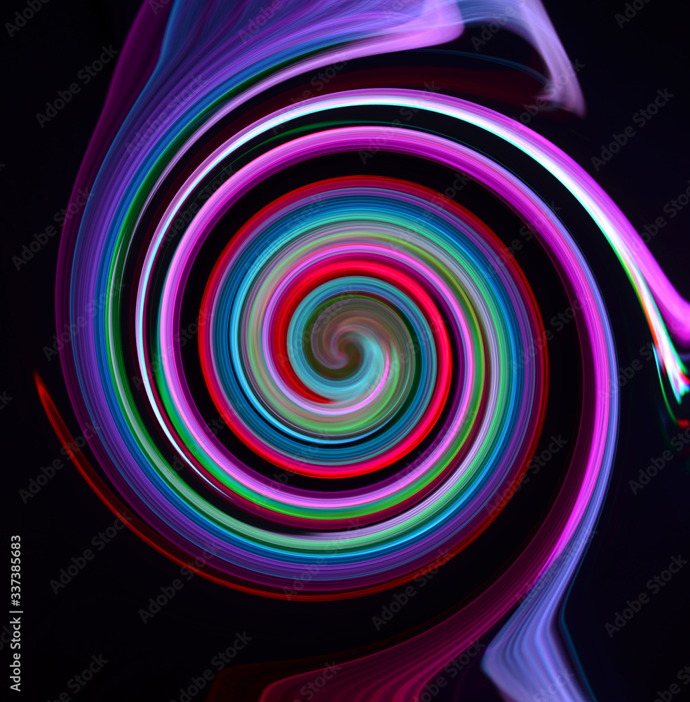 abstract colorful spiral abstract colorful spiral