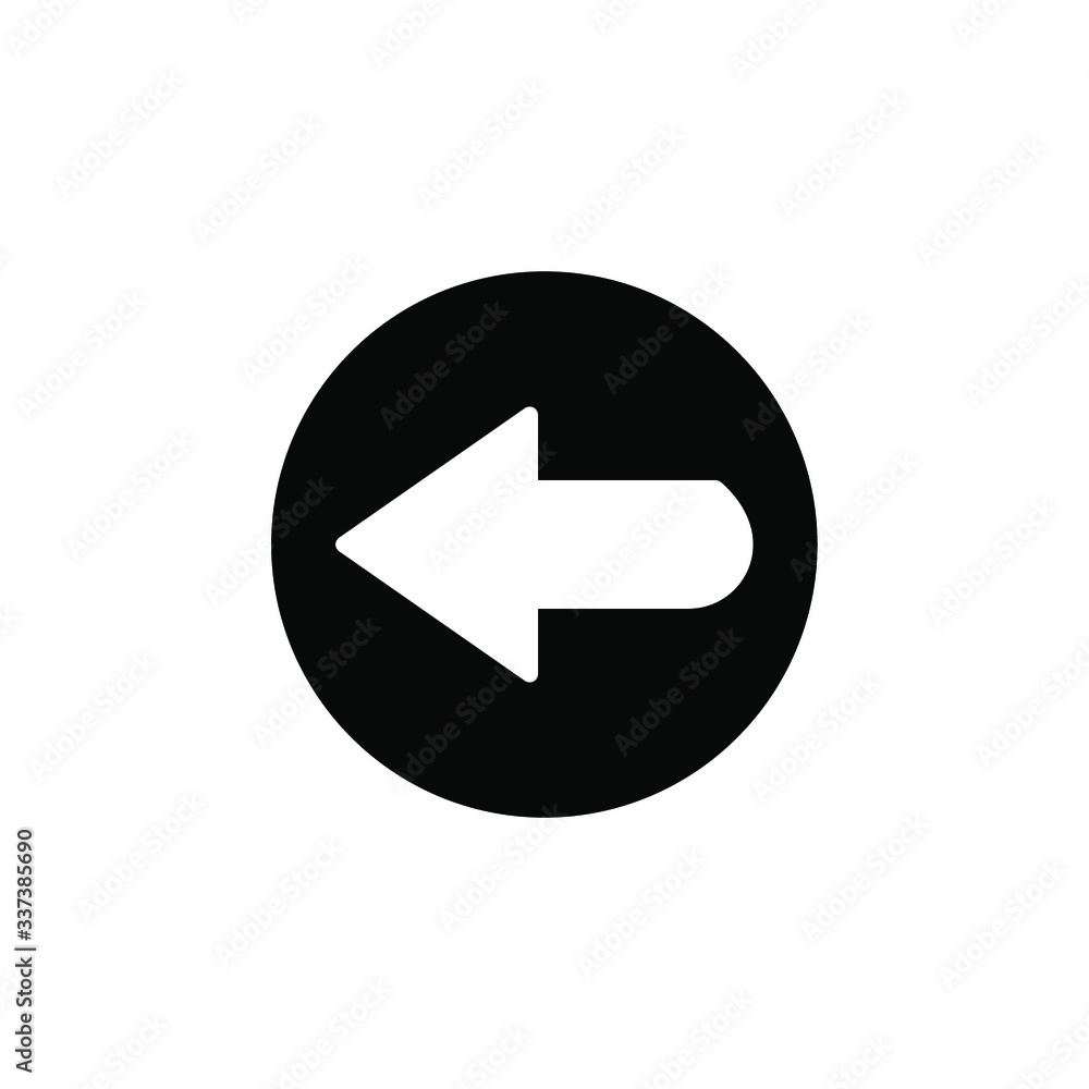 Left Arrow Icon , Best Logo Template Design Simple Clean Media Circle Emblem Isolated Illustration , Outline Solid Background White
Left Arrow Icon , Best Logo Template Design Simple Clean Media Circle Emblem Isolated Illustration , Outline Solid Background White