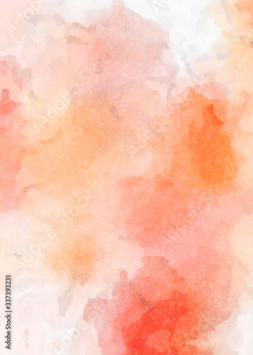 Watercolor painted background. Abstract Illustration wallpaper. Brush stroked painting. 2D Illustration.