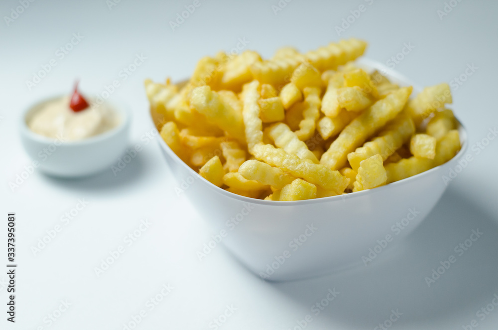 portion of fries portion of fries