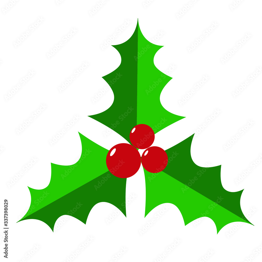 christmas card with holly berries christmas card with holly berries