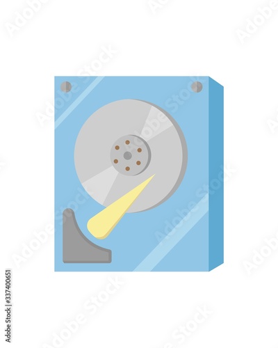 Wallpaper Mural Vector hard disk drive. HDD Torontodigital.ca