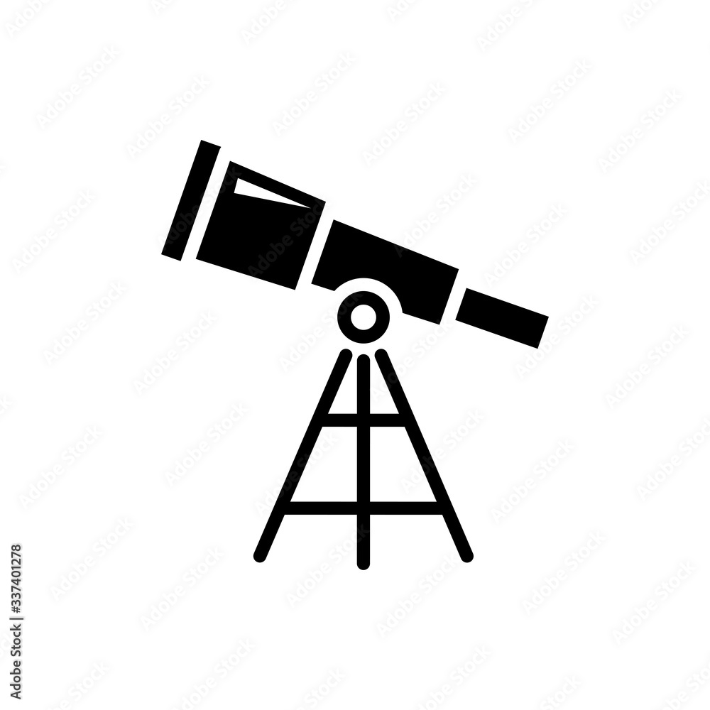 Obraz premium telescope icon vector design template
