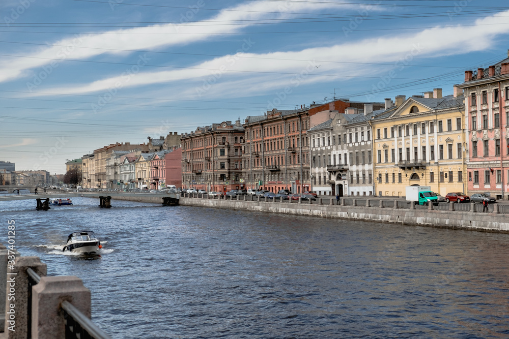 grand canal in Saint Petersburg