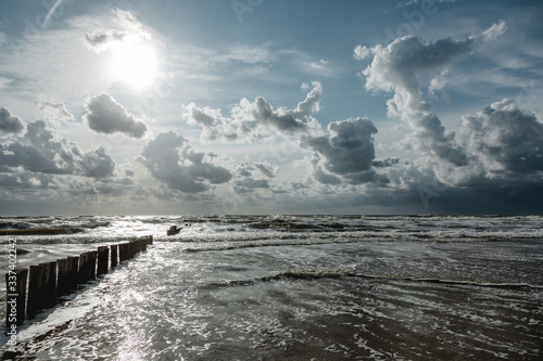holland nordsee strand meer  photo