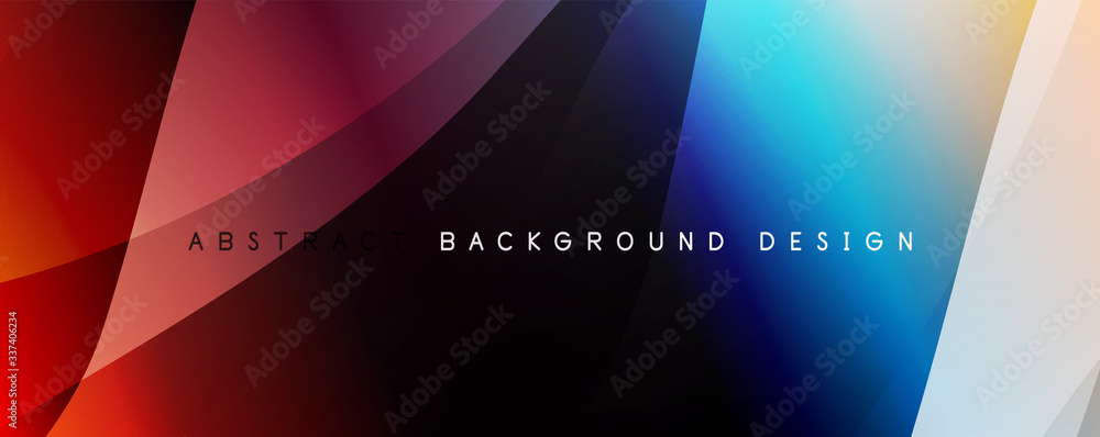 Wave liquid style lines with shadows and light on gradient background Wave liquid style lines with shadows and light on gradient background