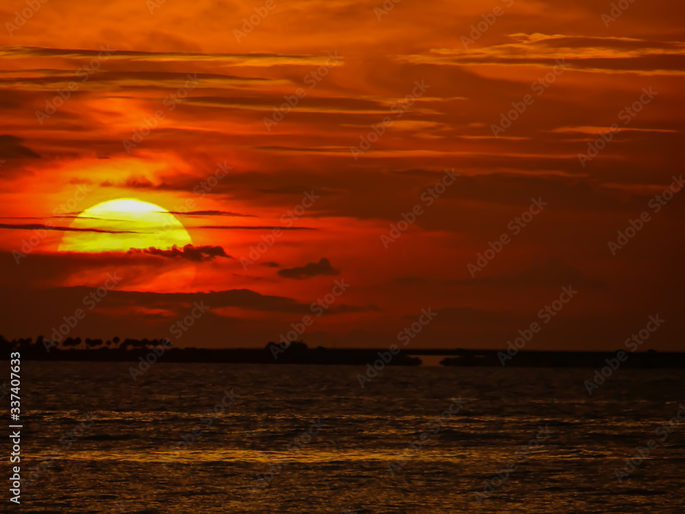 Fort Myres Florida sunset.