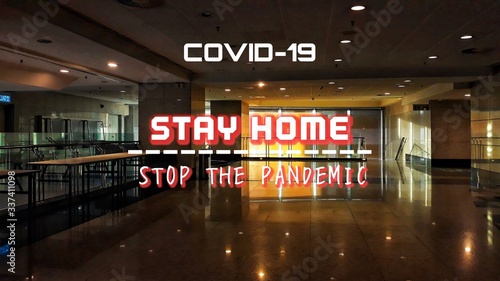 STAY HOME STOP THE COVID19