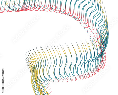 Abstract background blend wave line design for Wallpaper, Banner, Background, Card, Book Illustration, landing page
