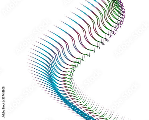 Abstract background blend wave line design for Wallpaper, Banner, Background, Card, Book Illustration, landing page