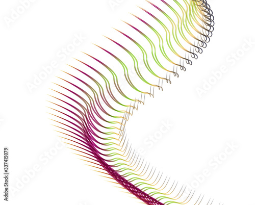 Abstract background blend wave line design for Wallpaper, Banner, Background, Card, Book Illustration, landing page