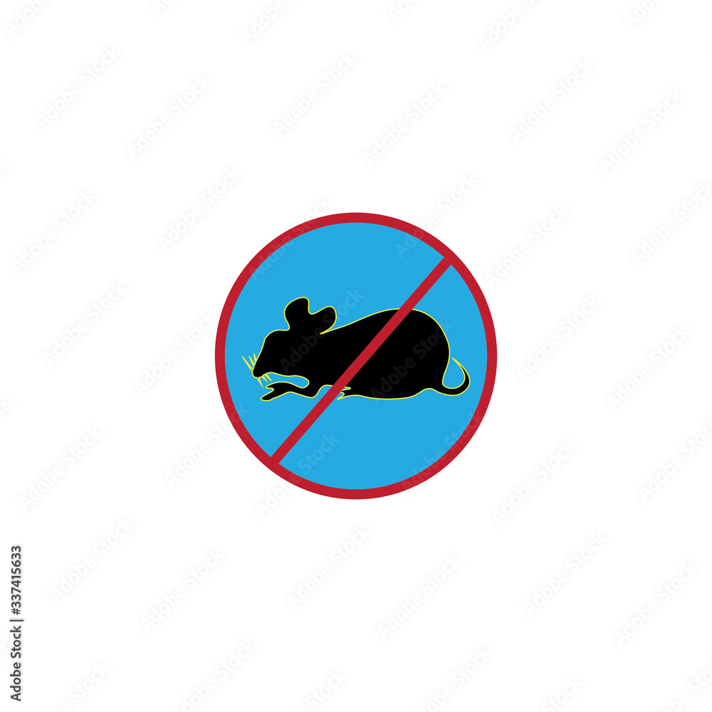 mouse virus warning sign icon. vector design mouse virus warning sign icon. vector design