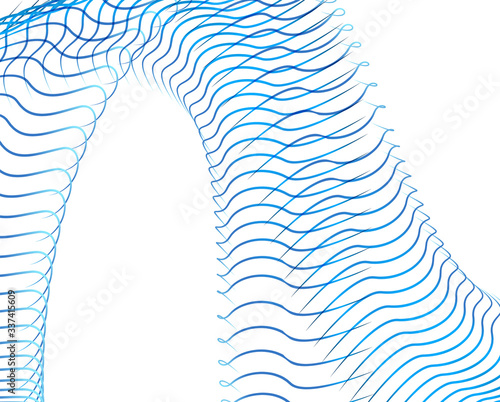 Abstract background blend wave line design for Wallpaper, Banner, Background, Card, Book Illustration, landing page