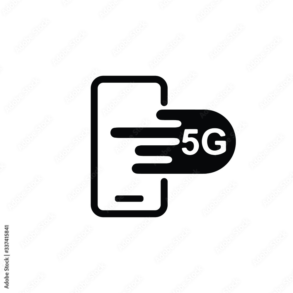 5G Mobile Phone icon logo vector illustration. 5G internet connection vector template design. 5G Mobile Phone icon logo vector illustration. 5G internet connection vector template design.