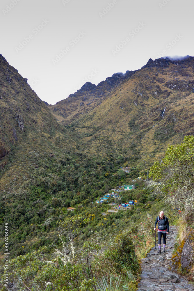 Inca trail, view