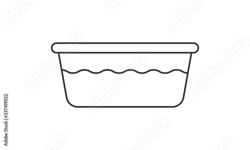 Bowl, cup, soup, soup bowl, borsch, cooking, empty, container, water, food, fresh, plate free vector icon
