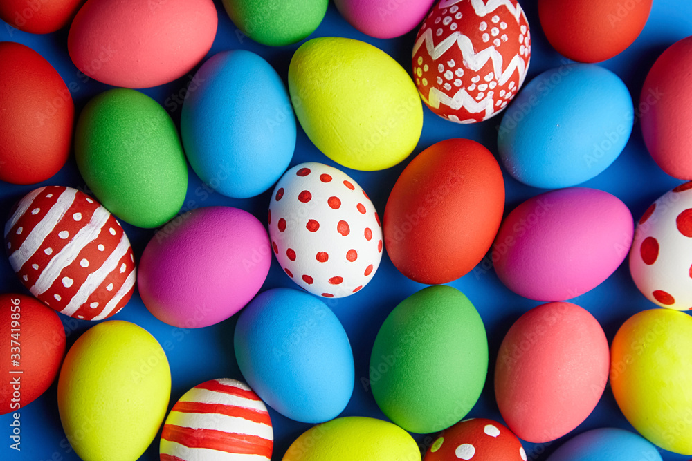 Easter Eggs colorful background, Easter Day Easter Eggs colorful background, Easter Day
