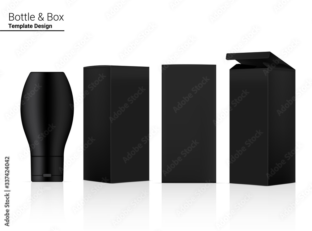 Glossy Bottle Mock up Realistic Cosmetic and 3 Dimensional Box for Whitening Skincare and Aging anti-wrinkle merchandise on White Background Illustration. Health Care and Medical. Glossy Bottle Mock up Realistic Cosmetic and 3 Dimensional Box for Whitening Skincare and Aging anti-wrinkle merchandise on White Background Illustration. Health Care and Medical.