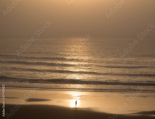ocean sea sunset surf beach