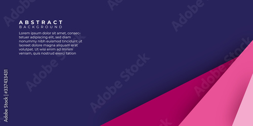 Free Download papercut background , abstract pink paper background design , pink papercut and dark blue background templates . for business presentation , wallpaper, business card background, cover, banner,  - GFXLoad