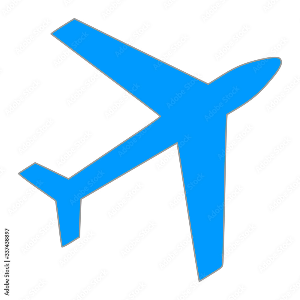 Airplane, Passenger plane vector for app and web Airplane, Passenger plane vector for app and web