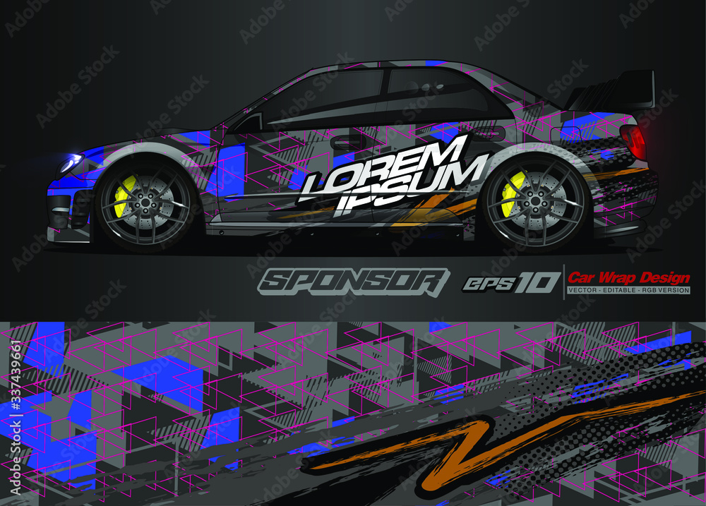 abstract background vector for racing car wrap design and vehicle livery
abstract background vector for racing car wrap design and vehicle livery