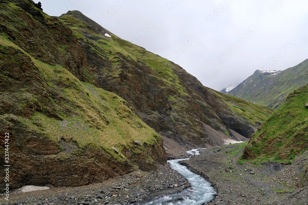 Hiking through Tusheti in Georgia