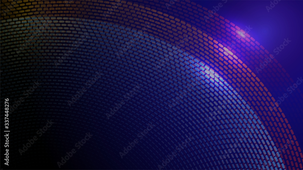 Obraz premium Blue particles abstract background
