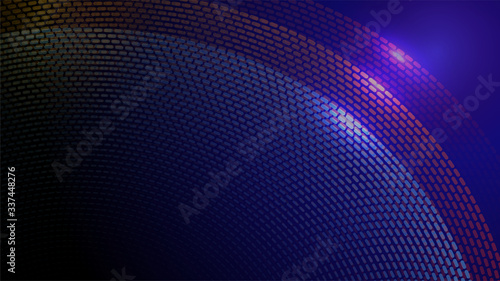 Blue  particles  abstract background