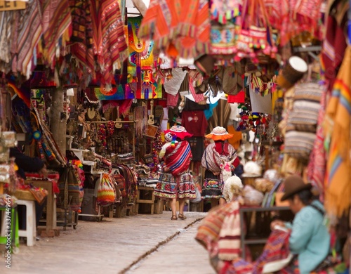 Photography Peruvian market