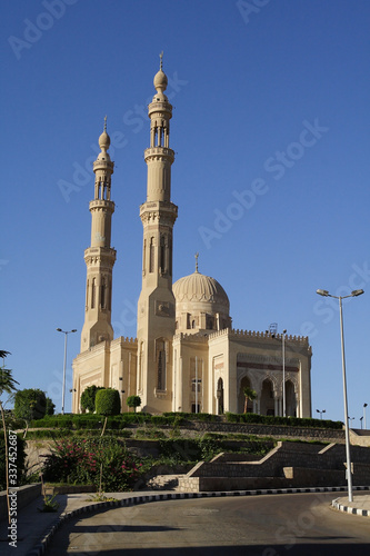 Mosque in the city of Aswan, Egypt