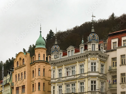 Old houses in Karlovy Vary